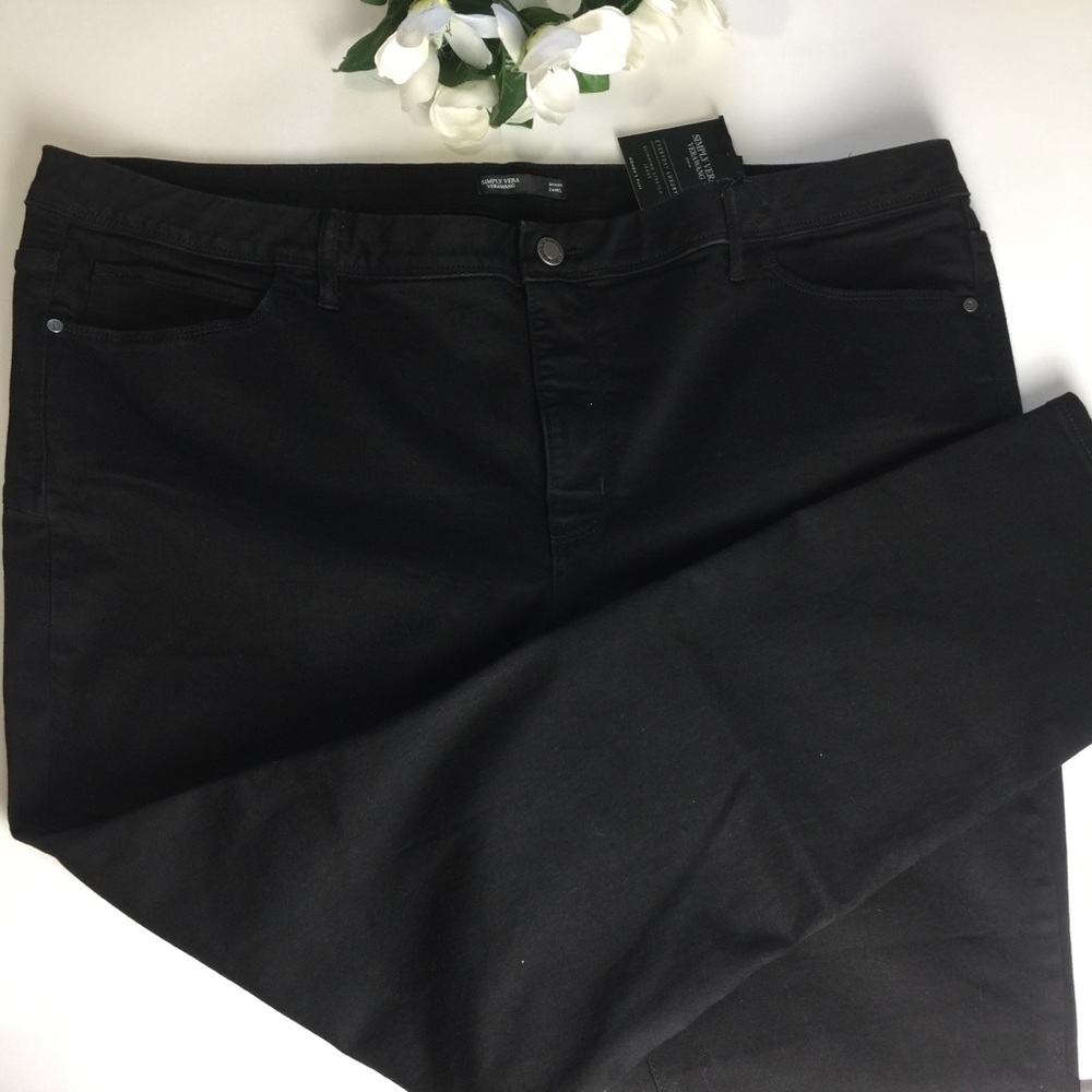 Simply Vera Vera Wang Skinny Jeans Plus Size 24WL